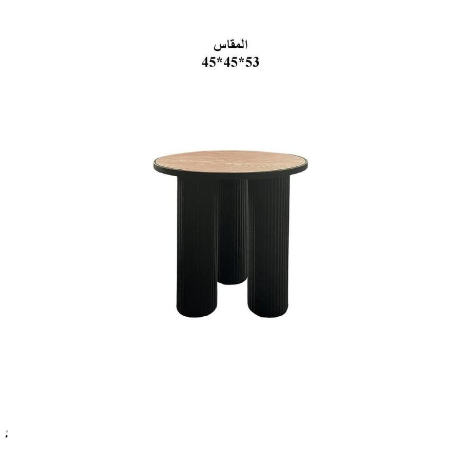 طاولة خدمة مميزة بلون أسود أنيق وتصميم عملي