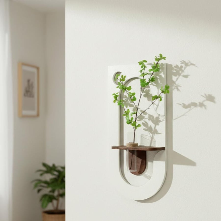 لوحة حائط مودرن بلون بيج وتصميم فاخر