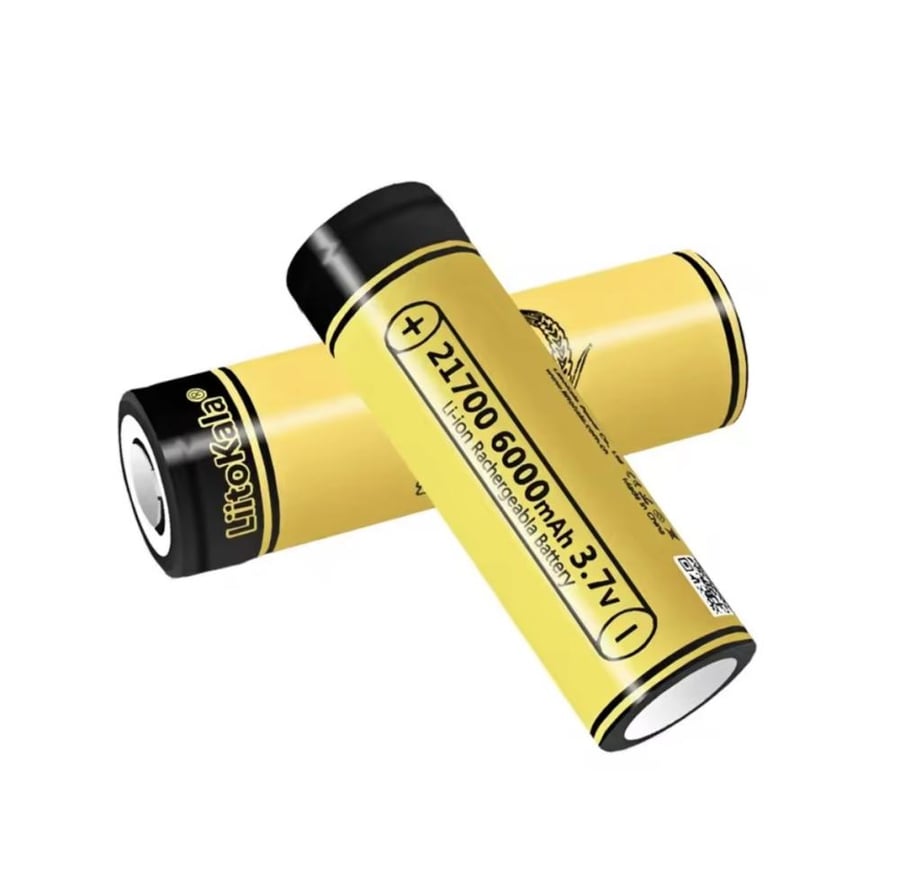 بطارية ليثيوم 6000mAh -21700 - 3.7