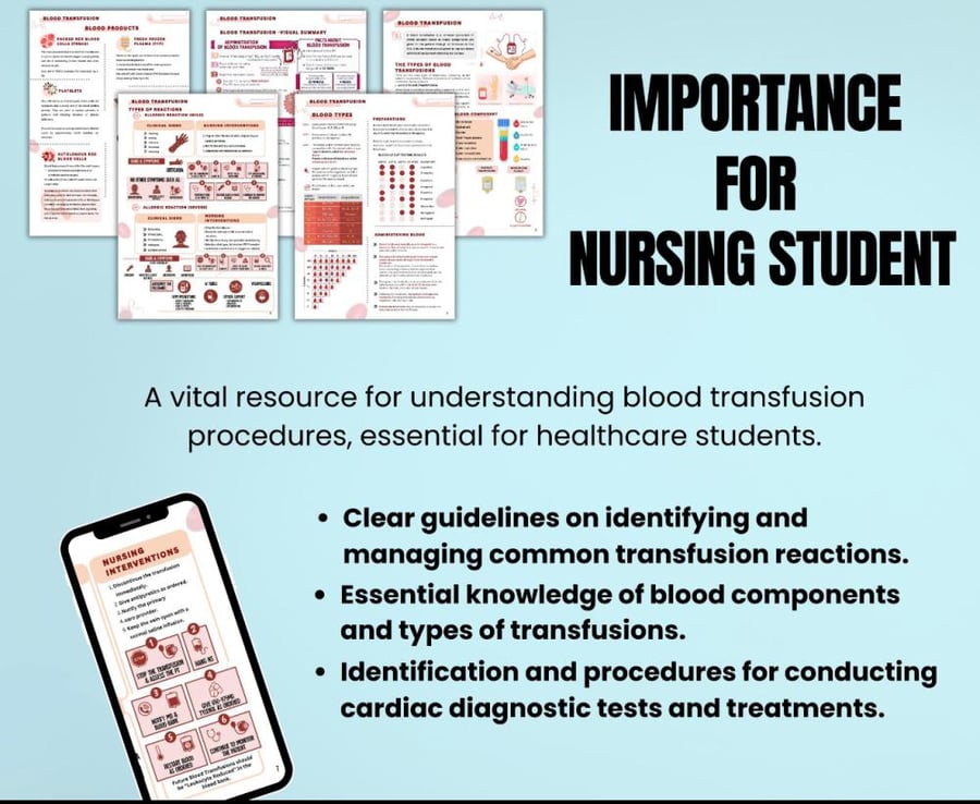 Blood transfusion-ملخص نقل الدم
