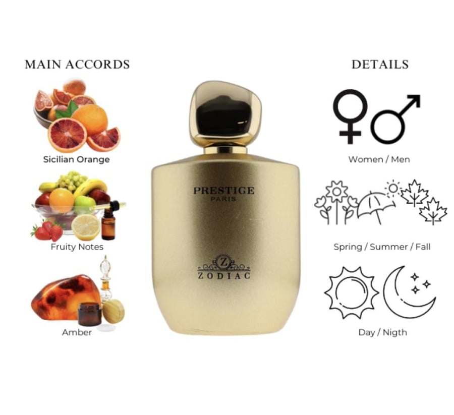 عطر برستيج زودياك او دي بارفيوم - 100 مل