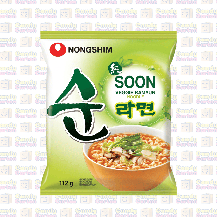 نودلز نونجشيم سون النباتية 112 جرام مستورد كوريا الجنوبية Nongshim Soon Veggie Ramyun 112g