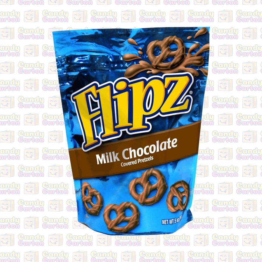 فليبز شوكولاتة حليب بريتزل  90جرام مستورد بريطانيا Flipz Milk Chocolate Pretzels 90g