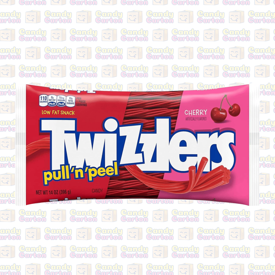حلوى تويزلرز بنكهة الكرز  398 جرام Twizzlers Pull N Peel candy