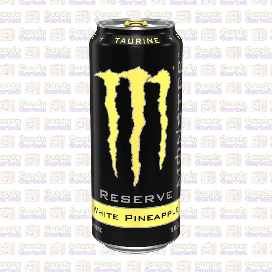 مونستر ريزرف مشروب طاقة بنكهة  اناناس ابيض 500 مل مستورد المملكة المتحدة Monster Reserve White Pineapple Energy drinks 500ml