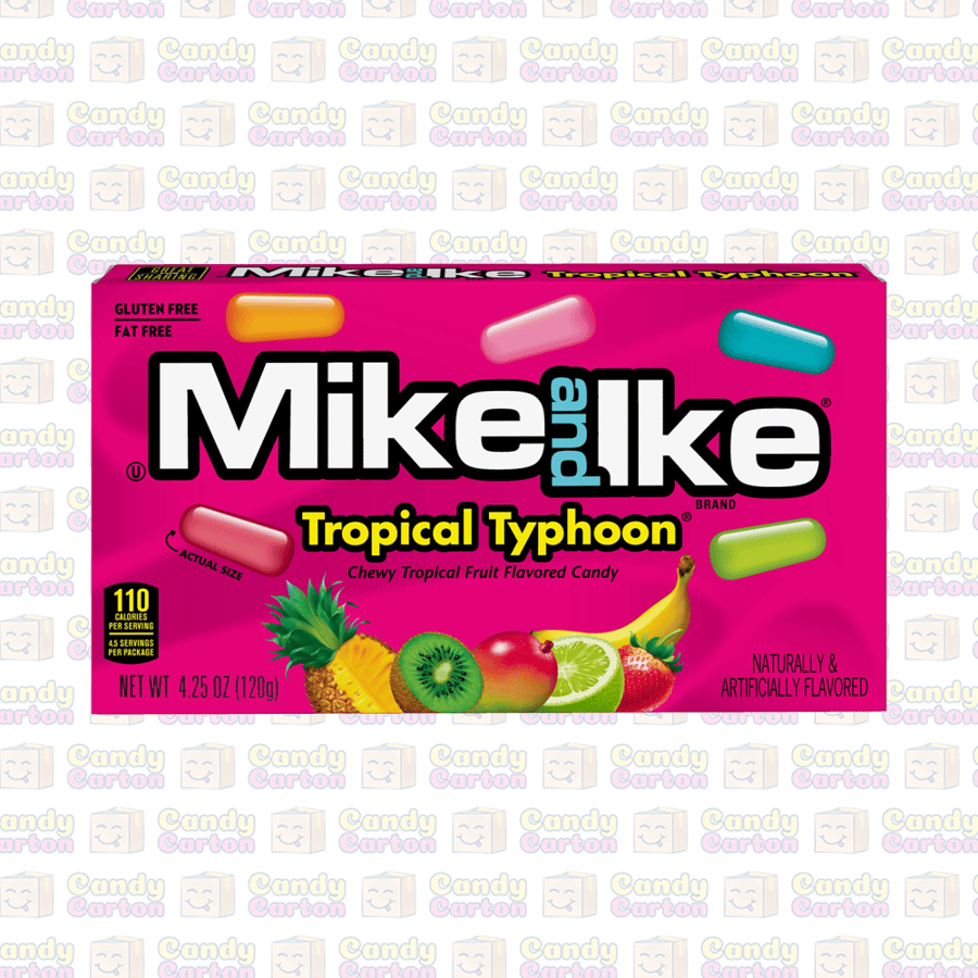 مايك اند ايك تروبيكال نكهة الفواكة الاستوائية 120 جرام مستورد امريكا Mike and Ike Tropical Typhoon 120g