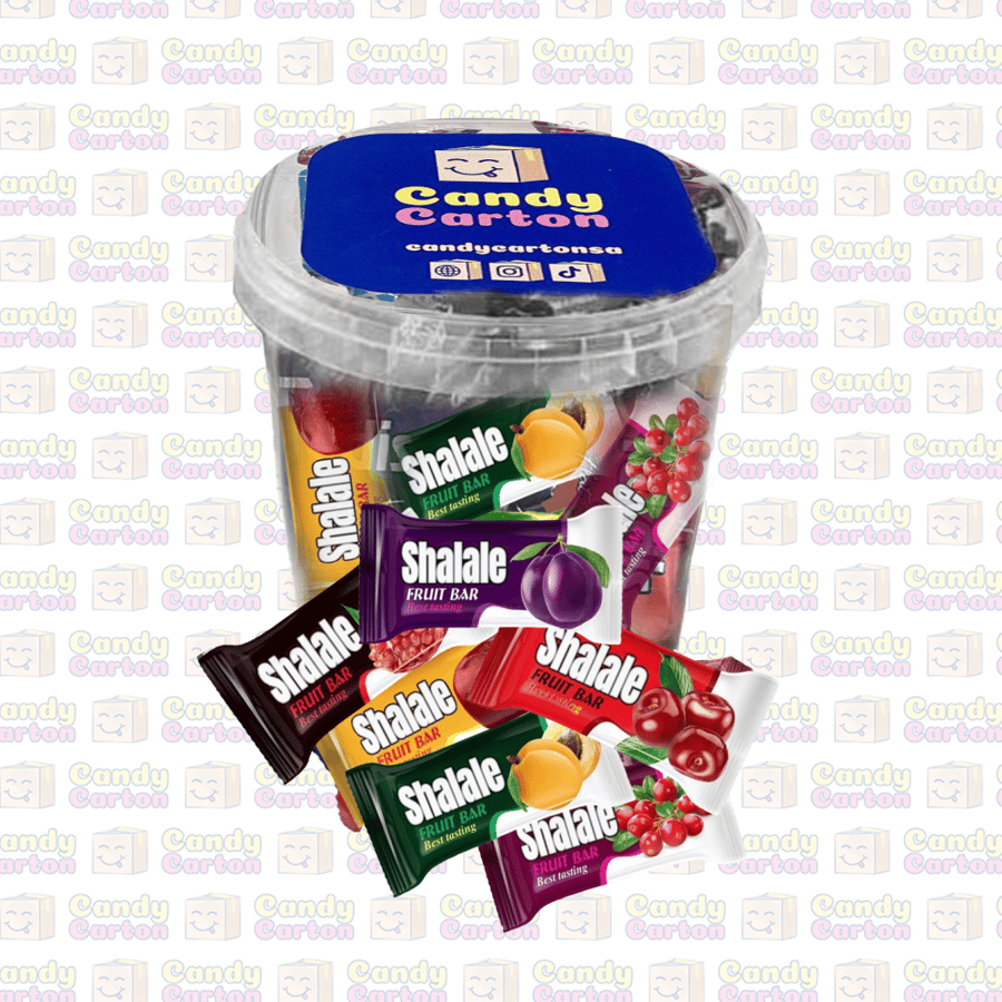 شلالة حلوى قمر الدين بنكهات فواكه مختلفة افغانية 15 جرام الحبة   Shalale  Fruit Lavashak  15g (1)