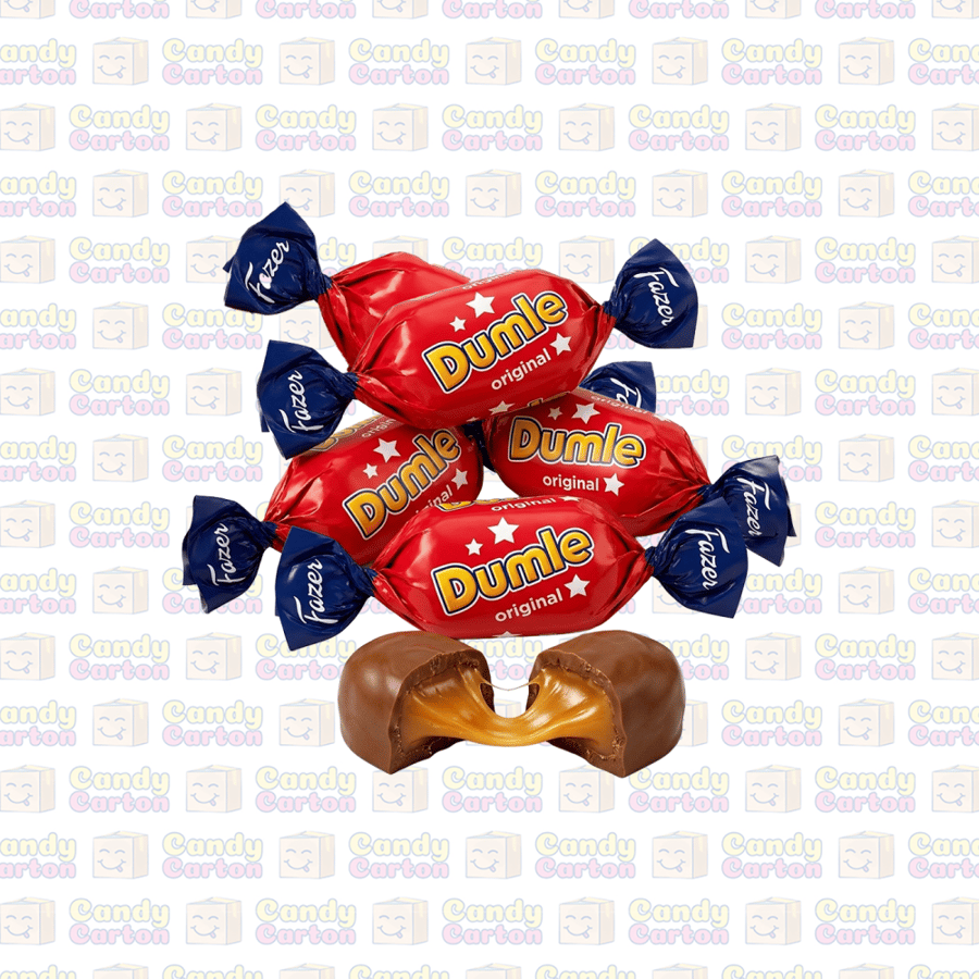 حلوى شوكولاتة فازر دملي كراميل وشوكولاتة بالحليب 5 قطع مستورد من فنلندا Fazer Dumle Original Soft Toffee In Milk Chocolate 5 Pieces