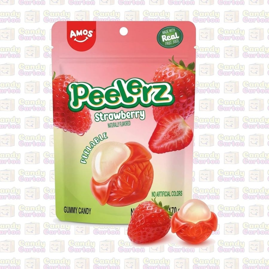 اموس بيلرز حلوى جيليه قابلة للتقشير بنكهة الفراولة 170 جرام مستورد الصينAmos Peelerz Gummy Strawberry Peelable 170g.jpg