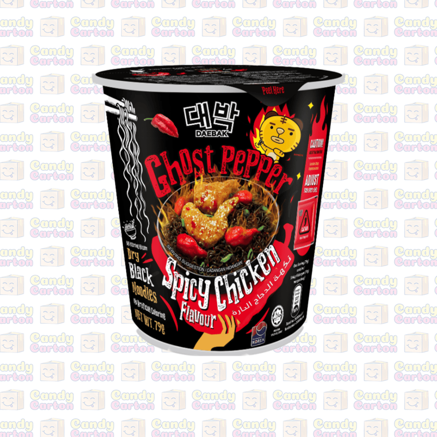 Daebak Ghost Pepper Spicy Chicken Flavor 80g Imported From Korea