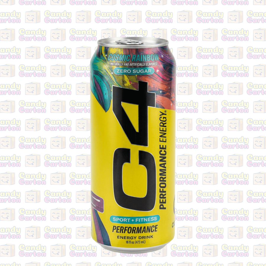 مشروب طاقة سي 4 بنكهة قوس قزح الكوني زيرو سكر 473 مل مستورد من امريكا C4 Performance Energy Cosmic Rainbow Zero Sugar 473ml