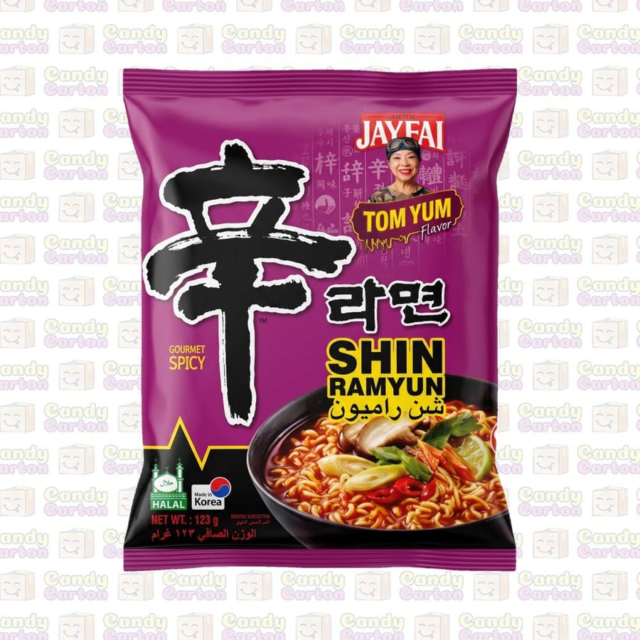 نوم اندومي او نودلز بنكهة التوم يام الحارة ١٢٣ جرام مستورد من كوريا Nongshim Shin Ramyun Tom Yum Flavor Gourmet Spicy Noodles 123g.jpg