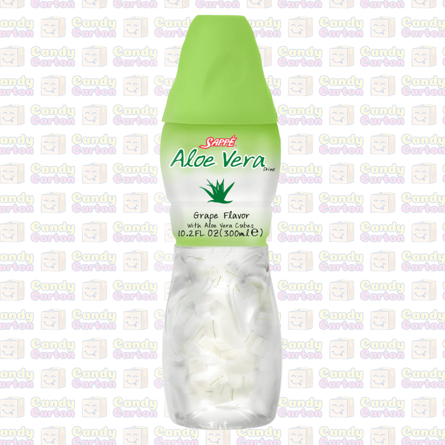عصير صبار ساب امريكي - نكهة العنب زجاجة 300 ملSappe Aloe Vera Juice