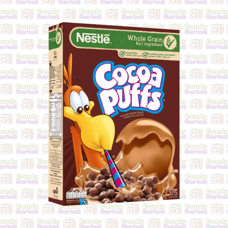 نستلة كوكوا بوف حبوب الفطور بالشوكولاته 375 جرام Nestle Cocoa Puff Breakfast Cereals