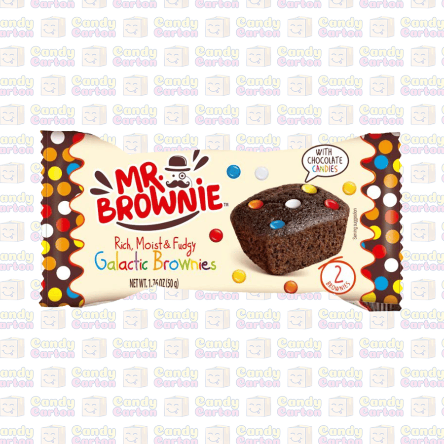مستر براوني كيك رطب جالاكتيك براونيز قطغتين 50 جرام - Mr Brownie