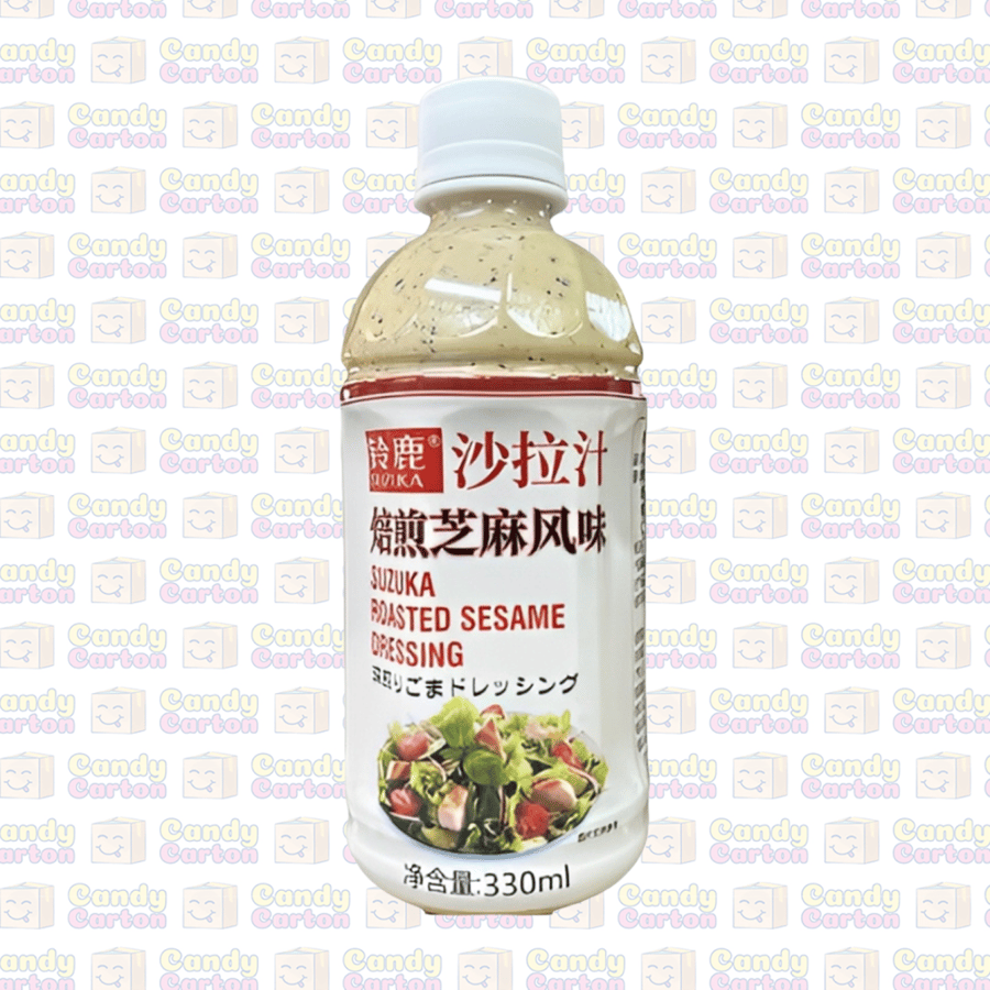 سوزوكا صوص السلطة بالسمسم المحمص صلصة كريمية يابانية 330 مل مستورد الصين  Suzuka Roasted Sesame Dressing 330ml
