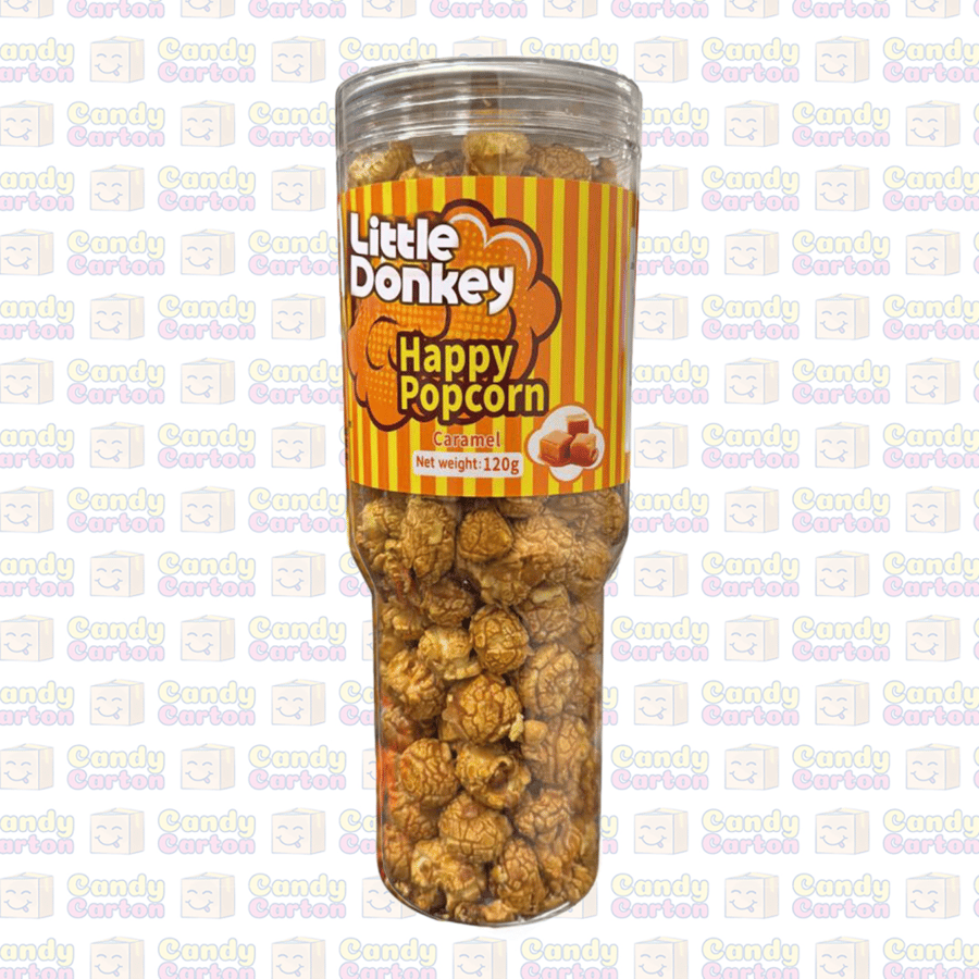 فشار بوب كرون ليتل دونكي بنكهة الكراميل 120 جرام LITTLE DONKEY Caramel POPCORN 120G