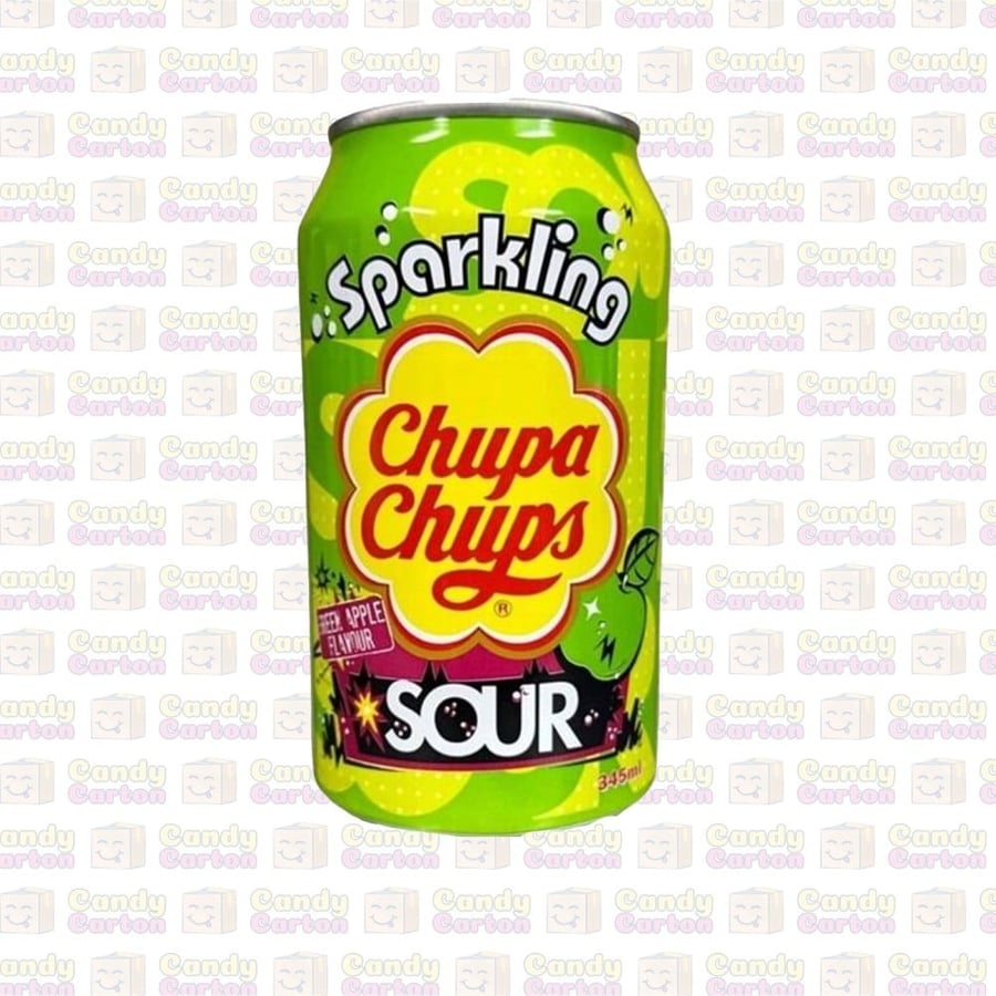 Chupa Chups soft drink with sour green apple flavor - Chupa Chups