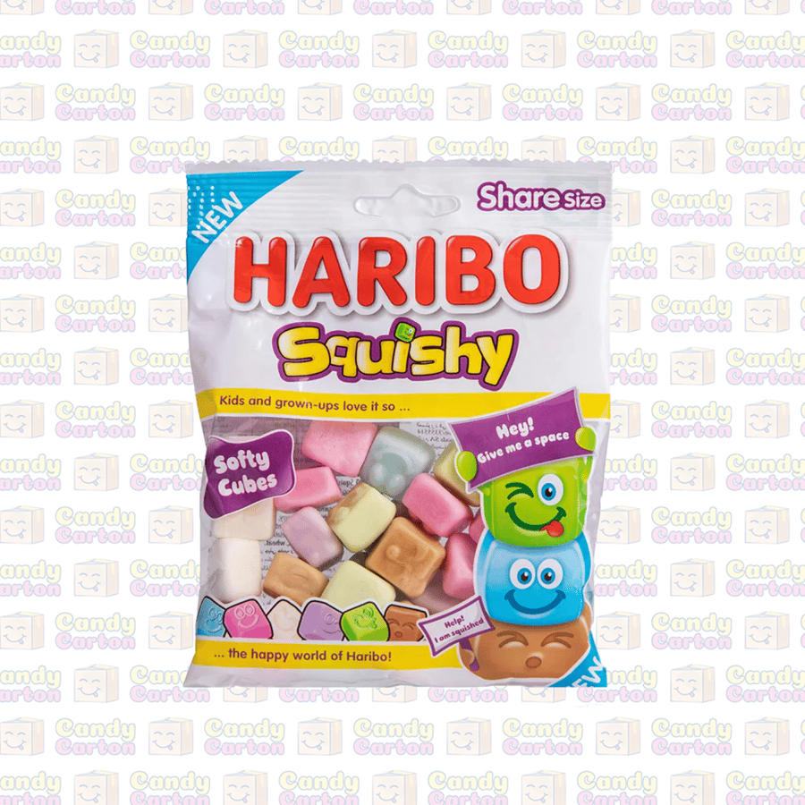 Haribo Squishy Softy Candy Cubes 80g cubes of HARIBO