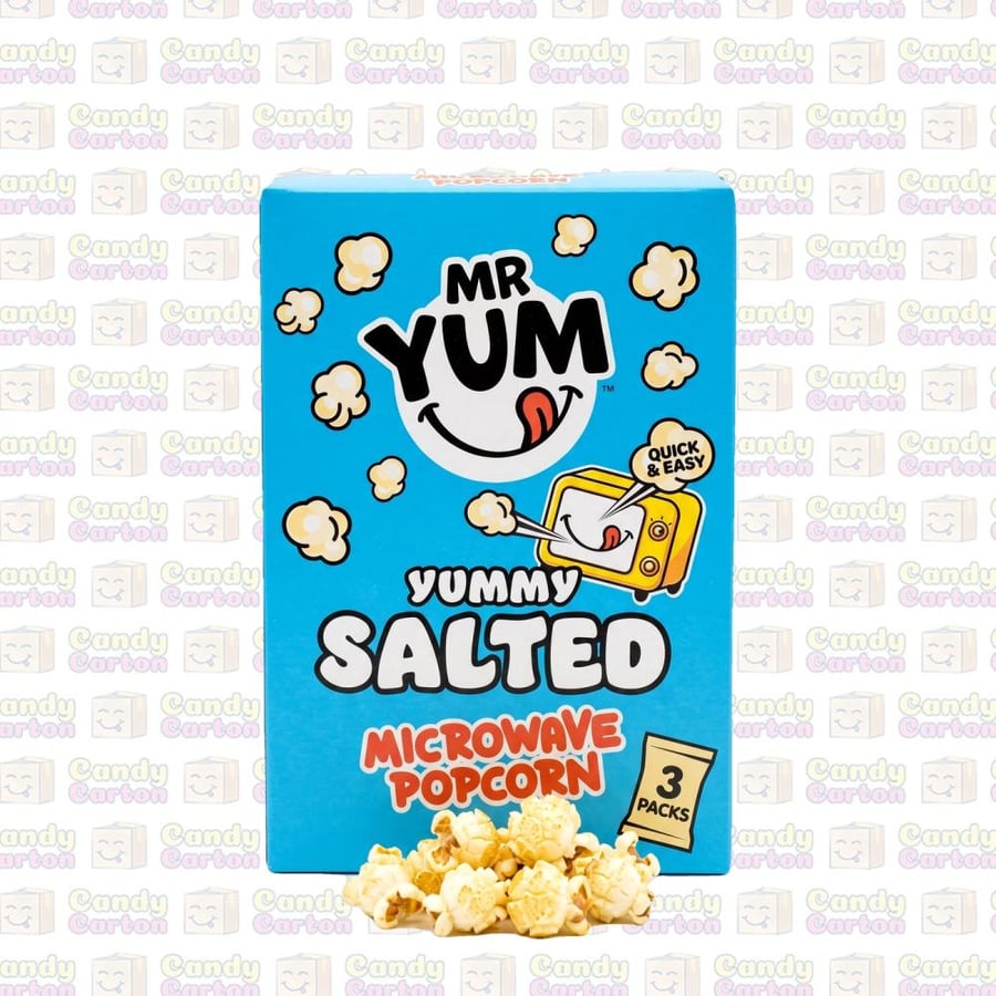 مستر يام فشار مايكروويف مملح 3 اكياس مستورد من تركيا  Mr Yum Yummy Salted Microwave Popcorn 3 Packs.jpg