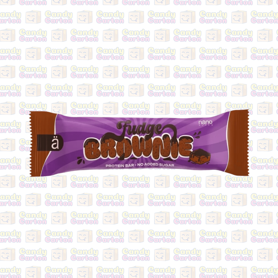نانو سبس بار فودج براوني لوح بروتين وبدون سكر مضاف  55جرام مستورد من المجر Nano Supps Protein Brownie 60g