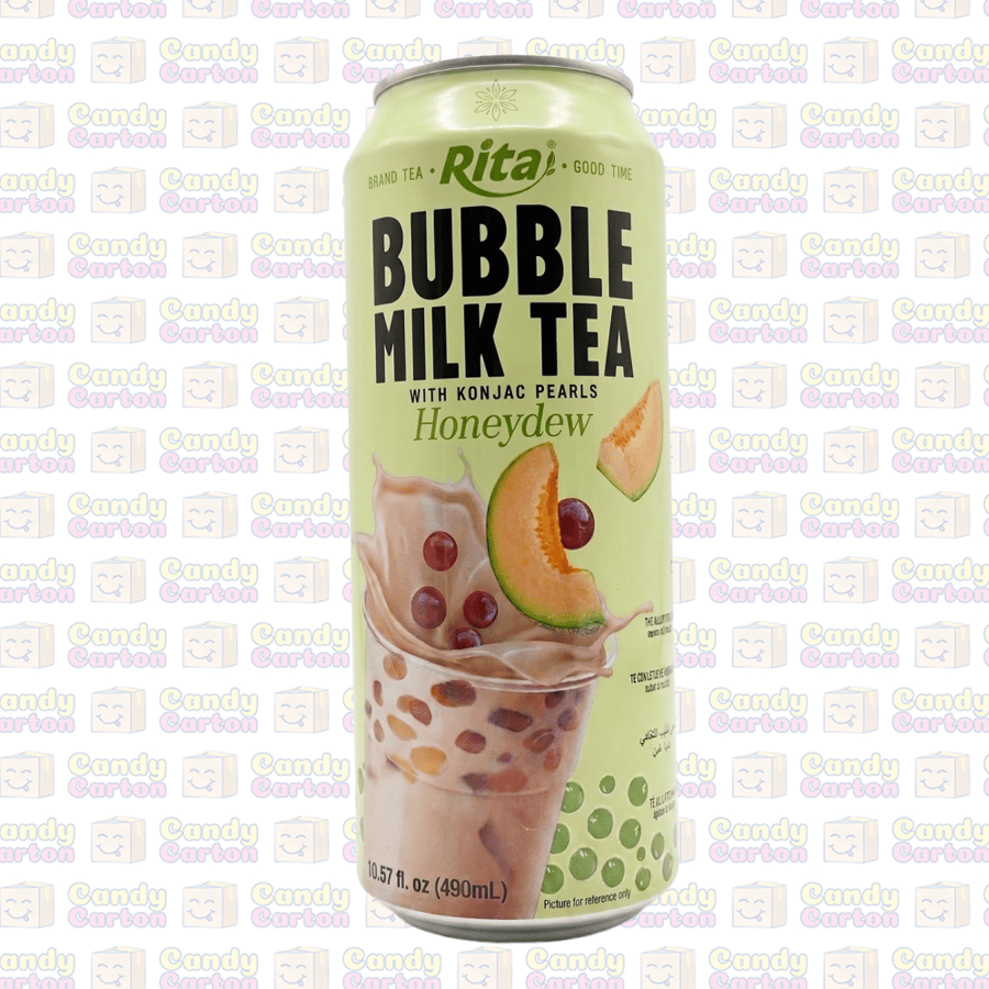 ريتا شاي حليب بفقاعات بنكهة الشمام كوز العسل  490 مل  مستورد فيتنام Rita  Bubble Milk Tea Honeydew 490ml