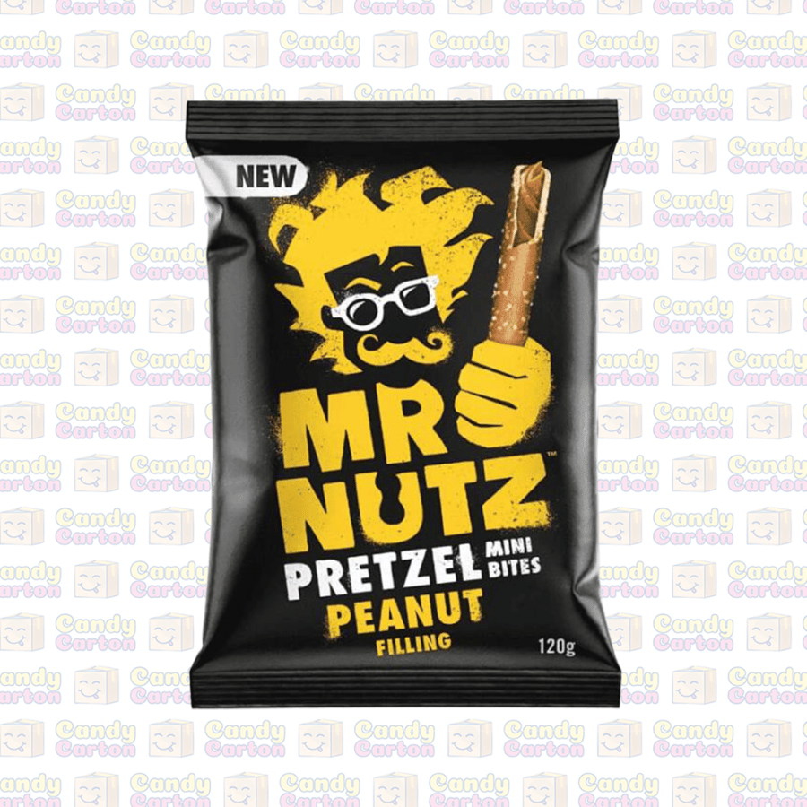 Mr. Nuts Pretzel Mini Bites with Peanut Filling 120g Imported from America