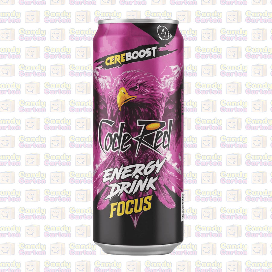 مشروب طاقة كود ريد فوكس الوردي 330 مل  Cereboost Code Red Focus 330ml
