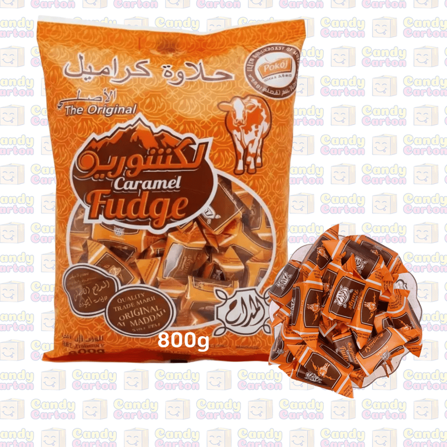 حلاوة بقر بالكراميل من  المداح 800 جرام مستورد بولندا   Al Maddah Luxurio The Original Caramel Fudge 800g