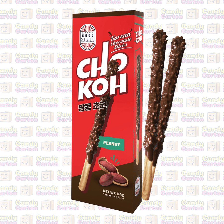 جود سيول تشوكوه فول سوداني اعواد شوكولاته كورية  54 جرام مستورد كوريا Good Seoul Peanut ChoKoh Korean Chocolate Stick 54g