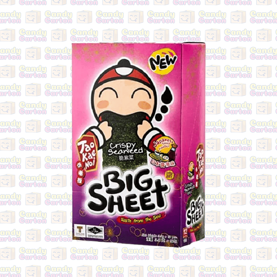 Big Sheet Tau Kai Noi Seaweed Flavored Japanese Sauce 3.5g Pack of 12 Big Sheet