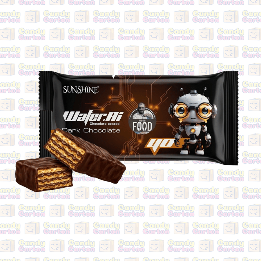 ويفر صن شاين دكتور فود مغطى بالشوكولاتة الداكنة 50 جرام مستورد من لبنان Sunshine Wafer.Ai Dark Chocolate Coated Wafer Doctor Food 50g