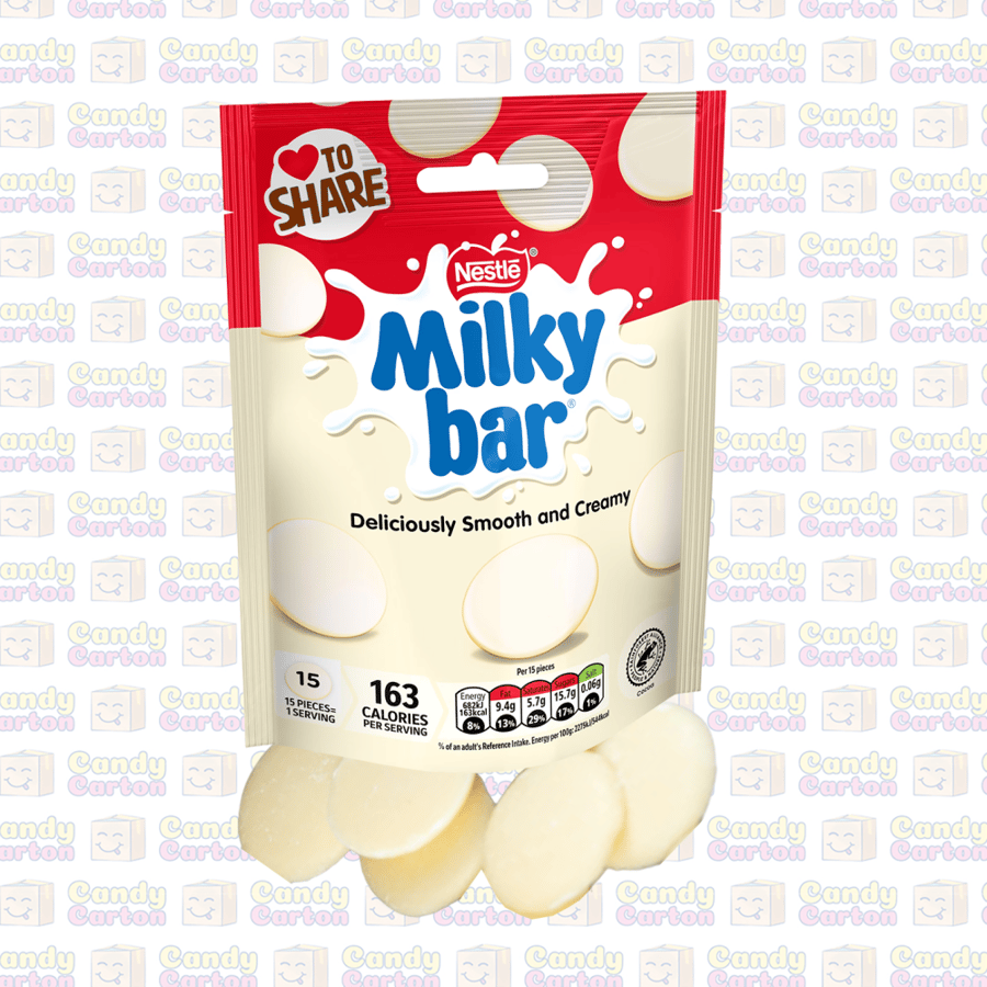 نستله ميلكي بار شكل الازرار 85 جرام مستورد بريطانيا  Nestle  Milkybar 85g