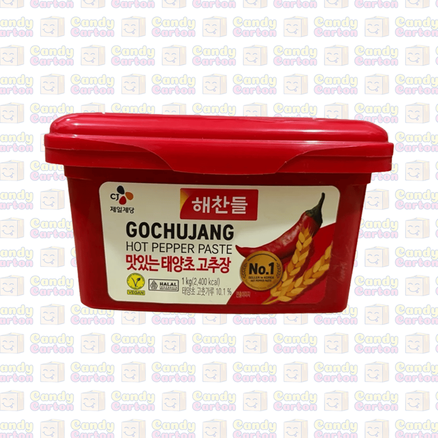 غوتشوجانغ معجون الفلفل الحار الكوري 1 كيلو غرام مستورد كوريا CJ Haechandle Gochujang Hot Pepper Paste 1kg