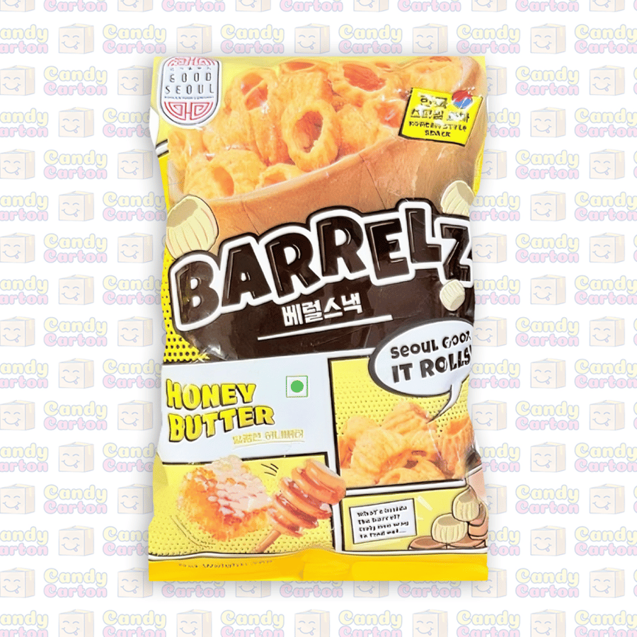 جود سول مقرمشات بيريلز بنكهه عسل وزبدة 70 جرام مستورد كوريا الجنوبية  Good Seoul BARRELZ  Honey Butter 70g