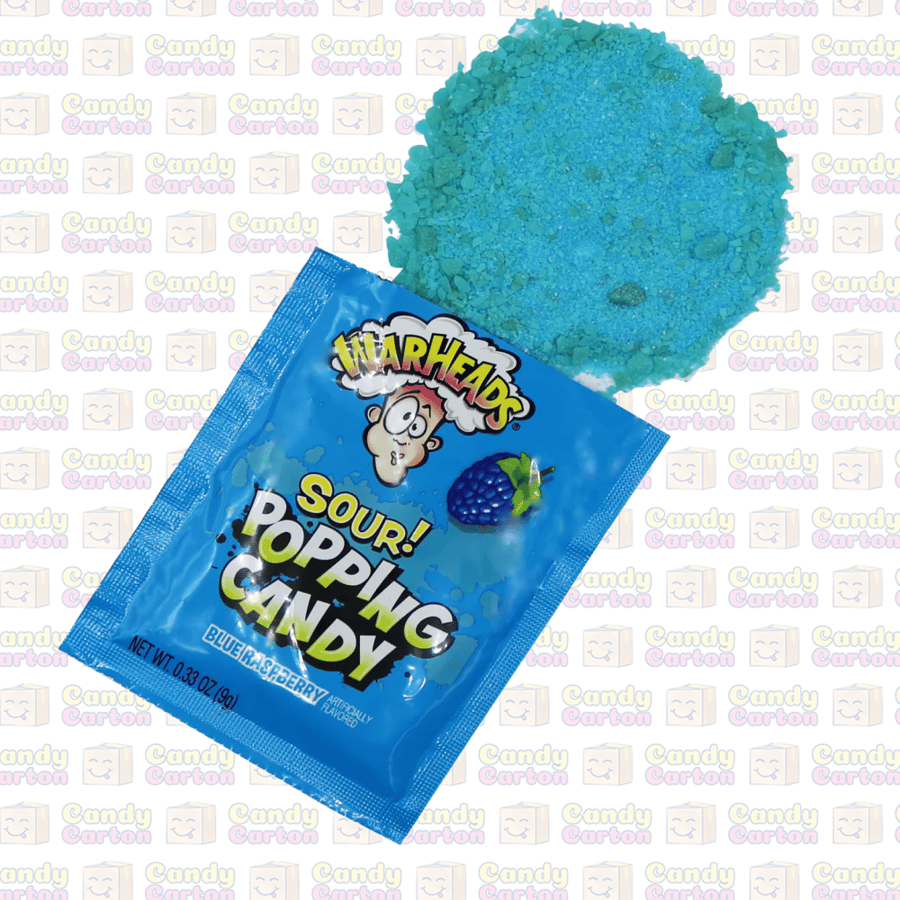 Warheads sour candy with blueberry flavor