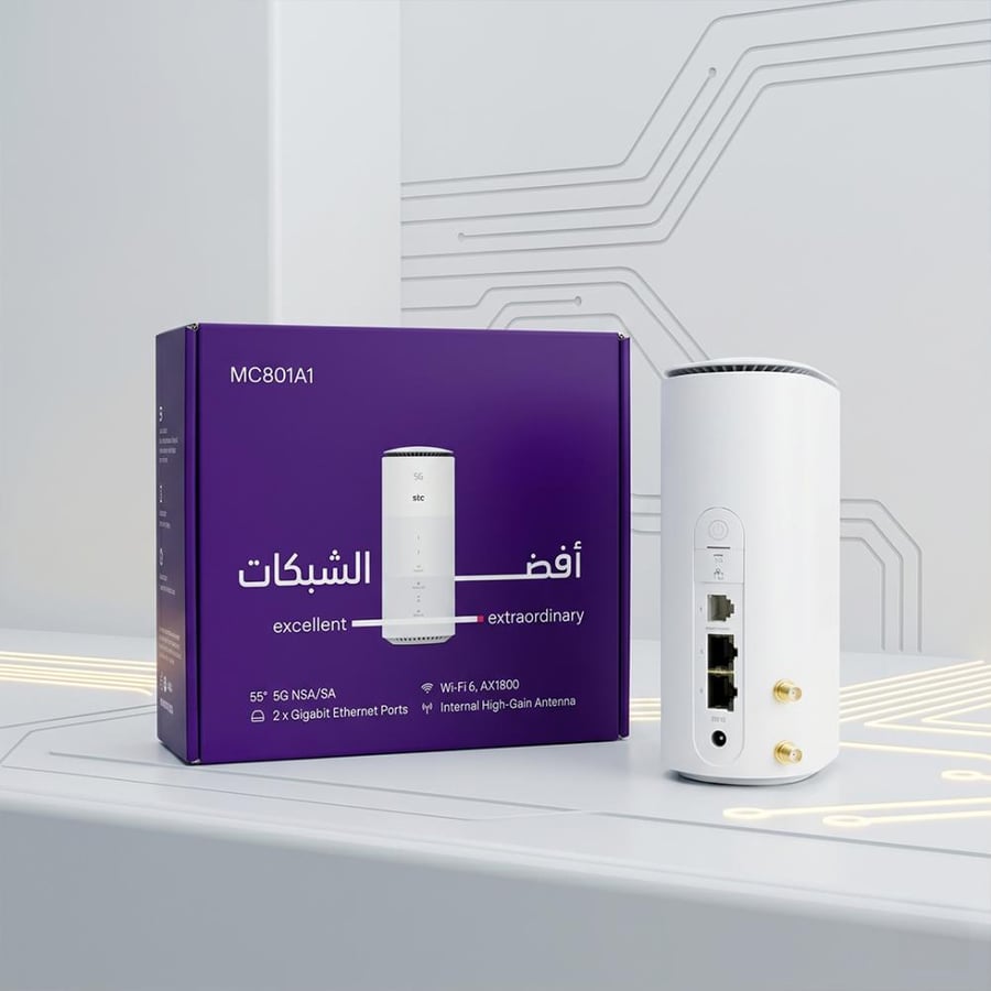 راوتر ZTE 5G CPE موديل MC801A1 مرهم