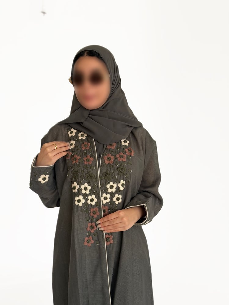 عباية لنن شك يدوي