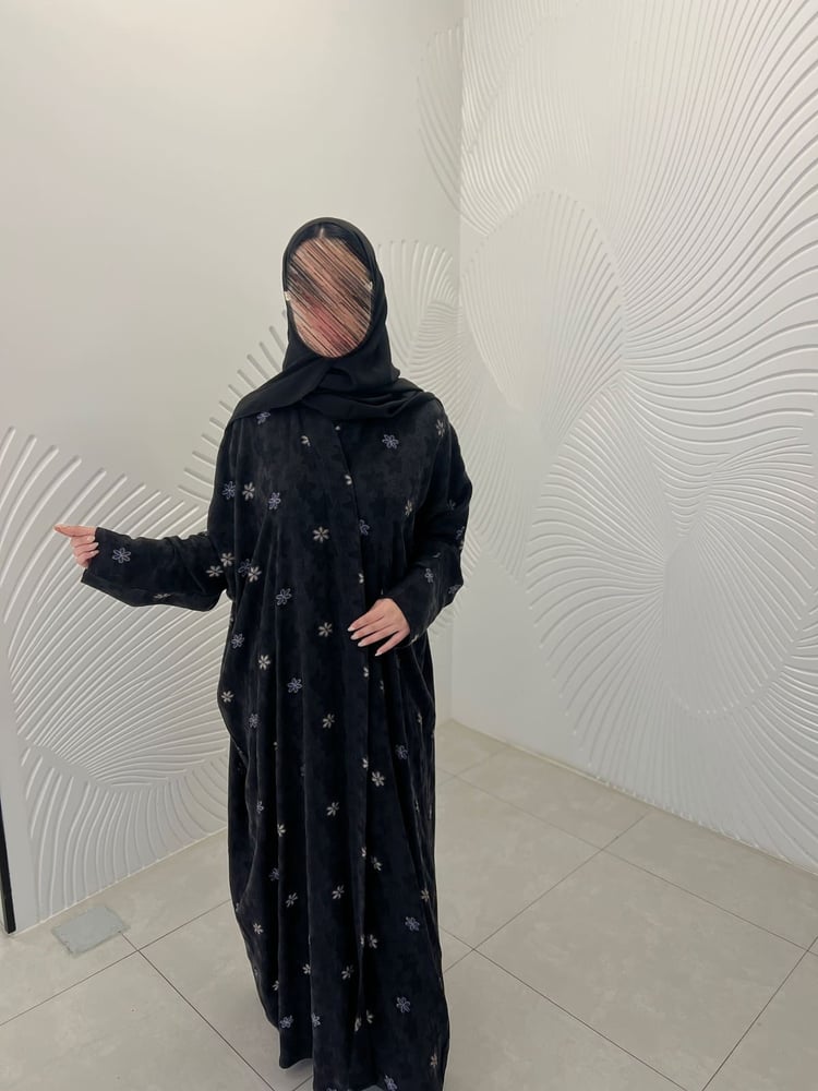 عباية حرير تركي رسمات قصة نص فراشة