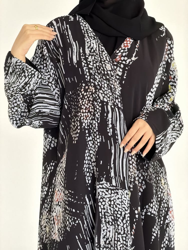 عباية يارا شيفون كلوش