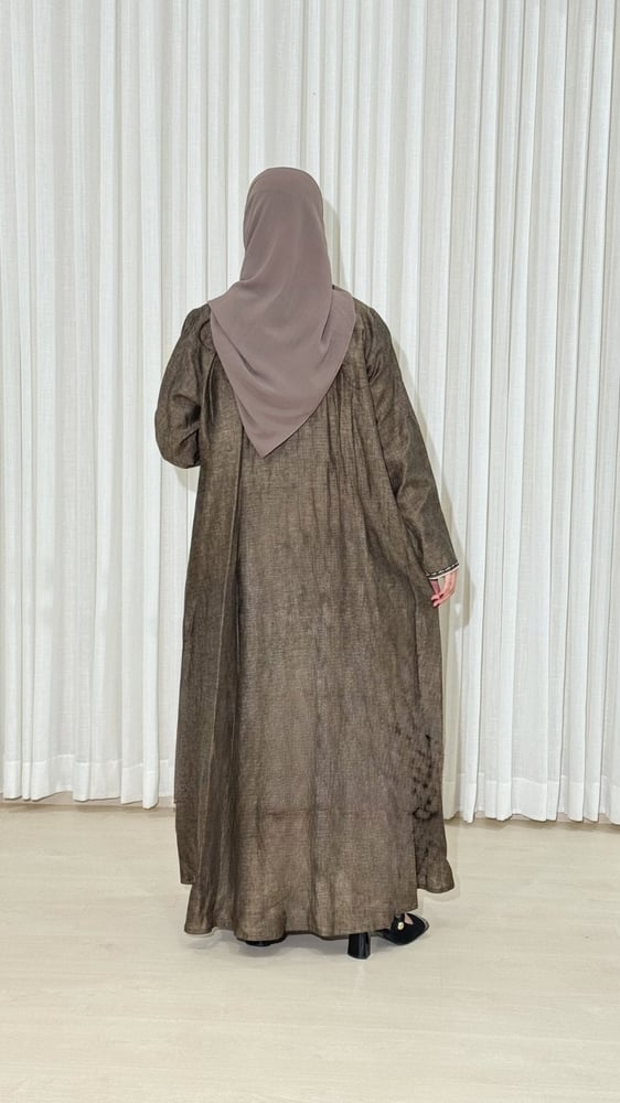 عباية لنن طبيعي شك