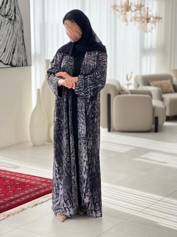 عباية كلوش شيفون