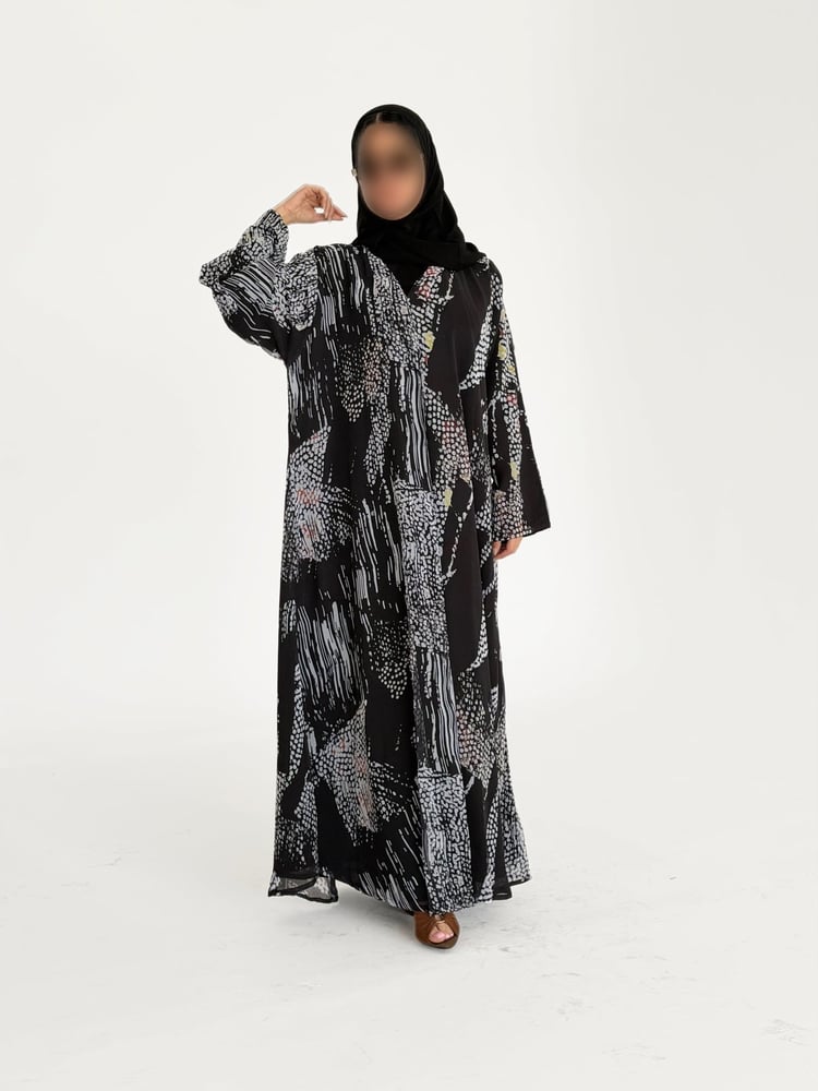 عباية يارا شيفون كلوش