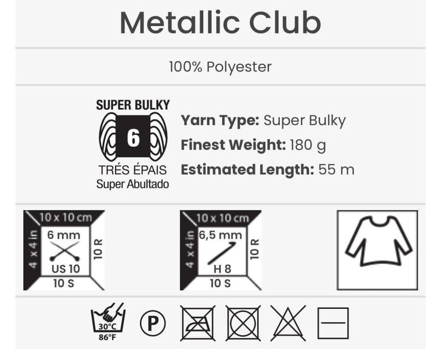Yarn Art Metallic Club 8105
