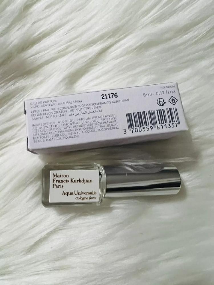 عينة عطر ميزون فرانسيس كوركدجيان  اكوا يونيفرسليز كولجين فورت او دي با