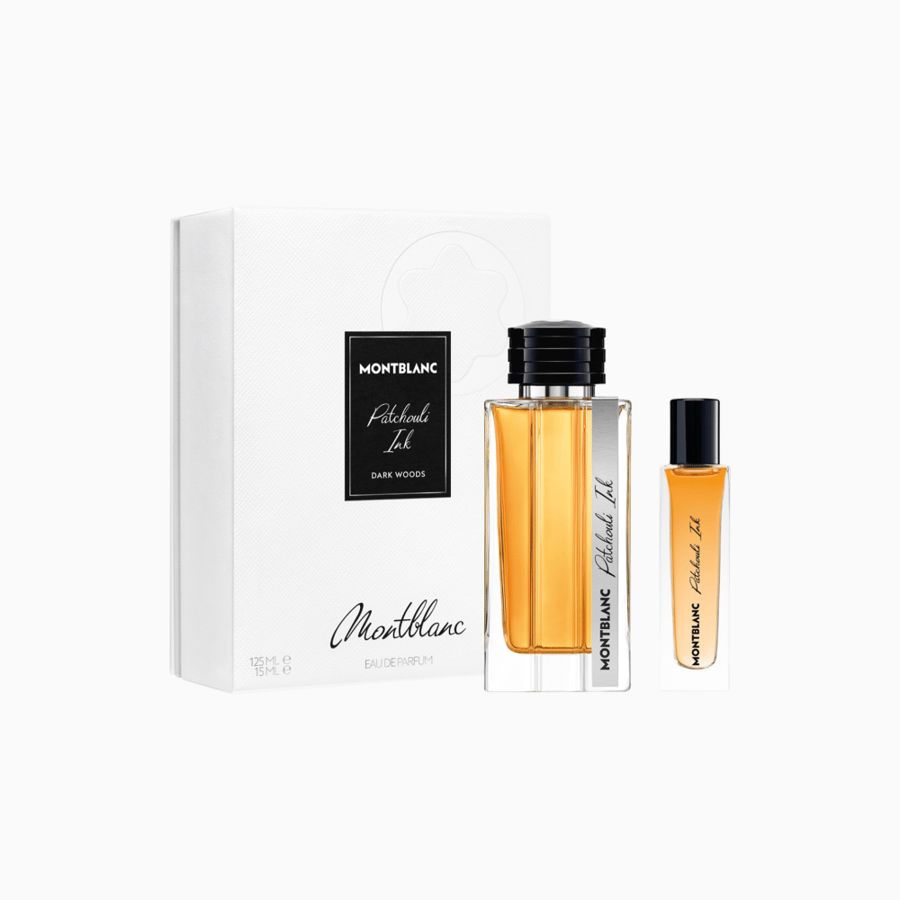 طقم عطر مونت بلانك باتشولي انك 125 مل و 15 مل Montblanc Patchouli Ink