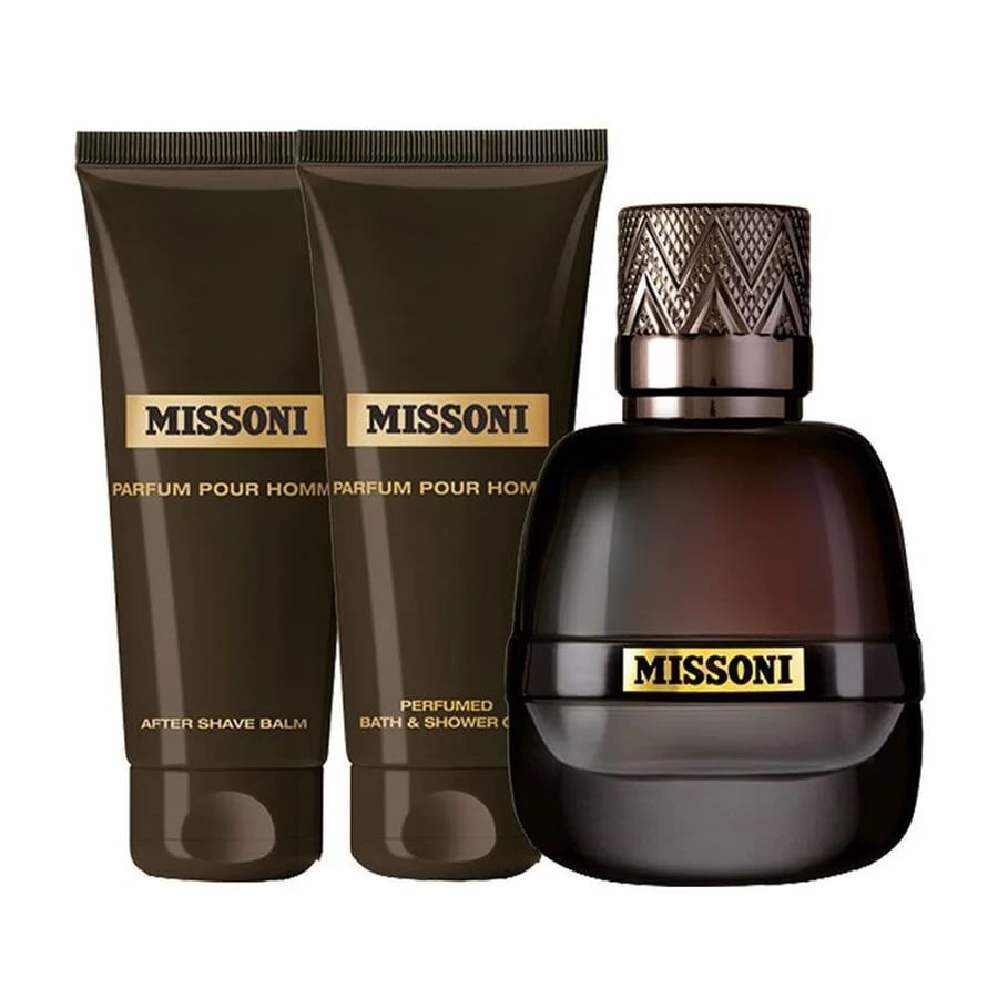 طقم ميسوني بارفيوم الرجالي (عطر50مل+افترشف 100مل+شاور جل 100مل)