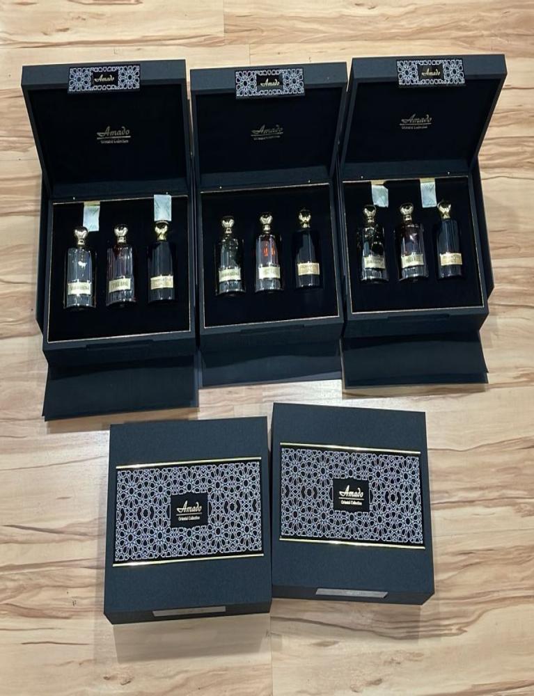 عطور امادو  اريبيان هيرتيج و عنبر رويال وامبريال عود