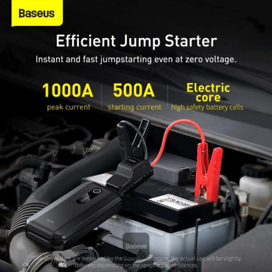اشتراك سياره بقوة 1000A بسعة 10000MAH من شركة baseus