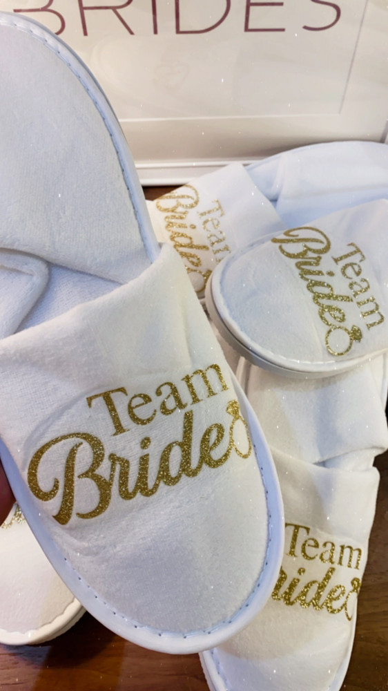 Teambride slippers